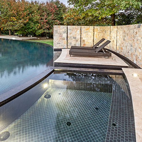 Lysterfield - Pool and Spa Renovation - 25m x 4.5m Infinity Edge